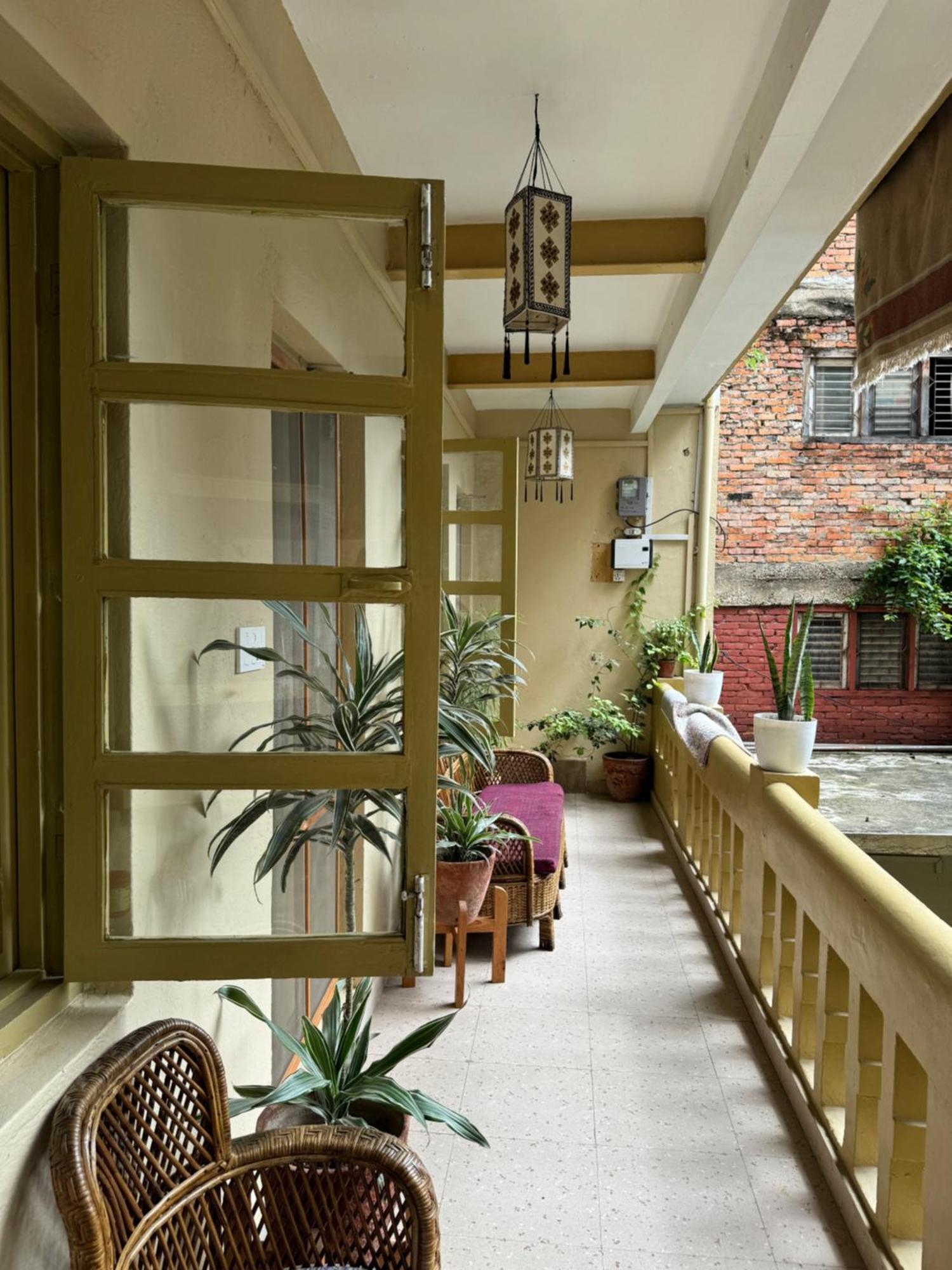 The Melo Pomelo Courtyard. Apartment Kathmandu Bagian luar foto